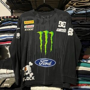 Monster Energy Black Long Sleeve Tee